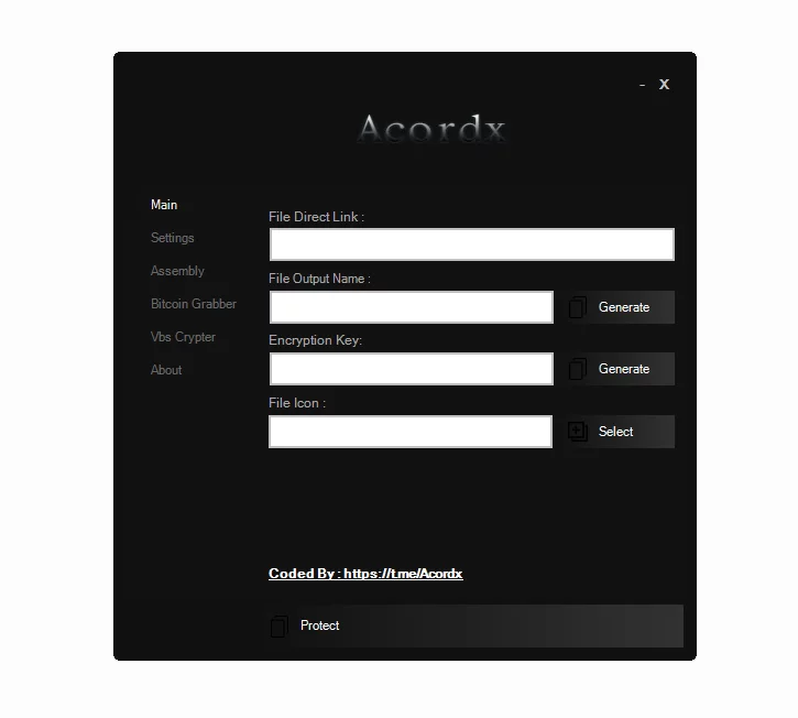 Acordx Crypter Cracked 2024