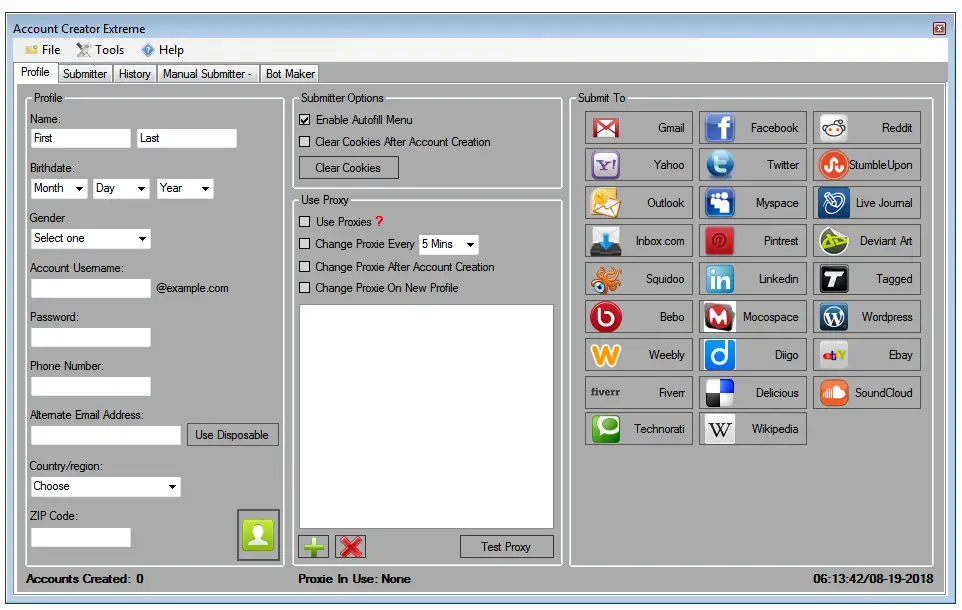 Account Creator Extreme 4.2