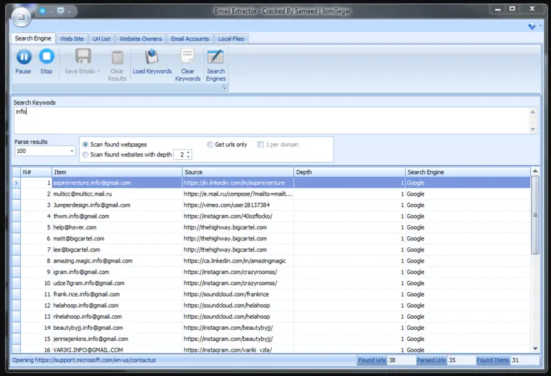Email Extractor 2025