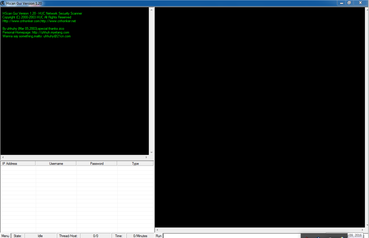 HScan Gui Version 1.20