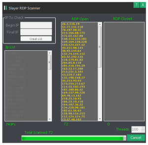Slayer RDP Scanner and Bruter 2025