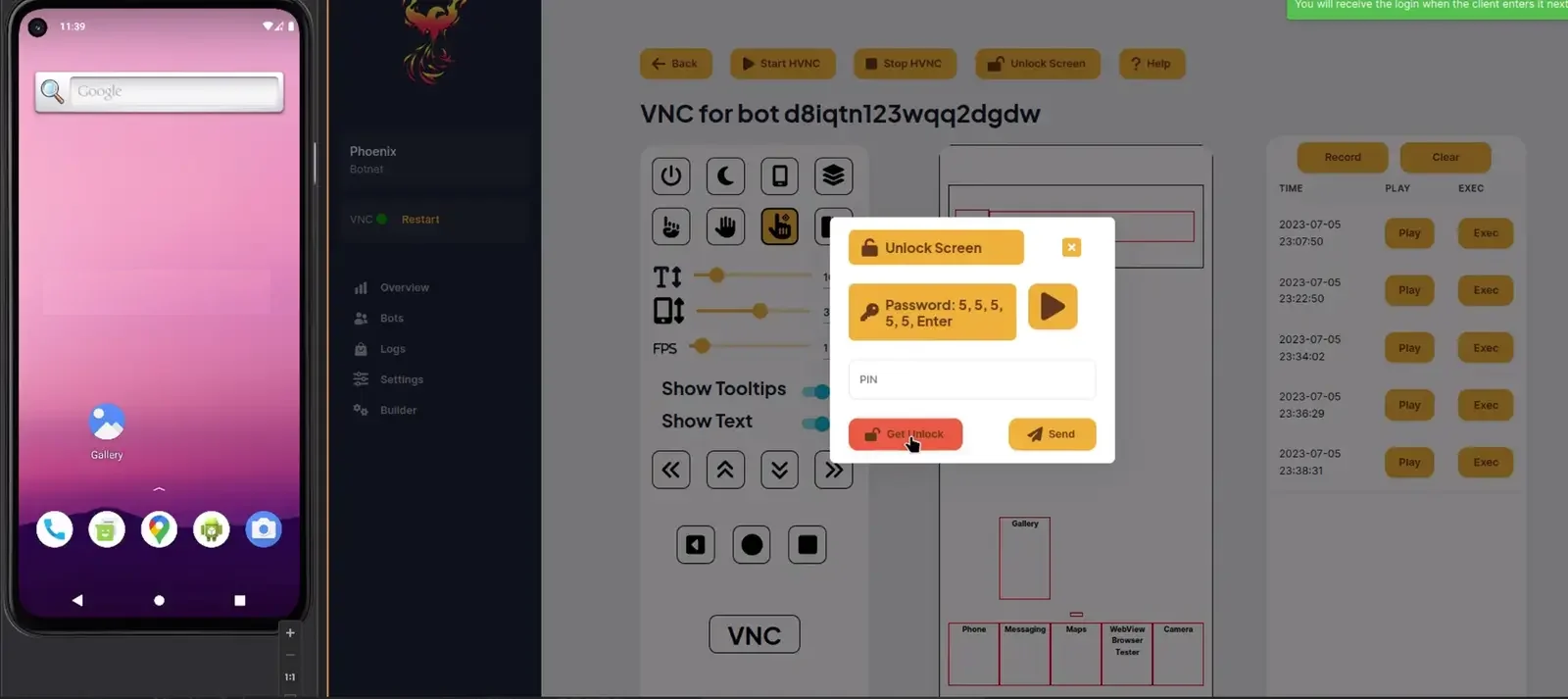 Phoenix Android Botnet 2025