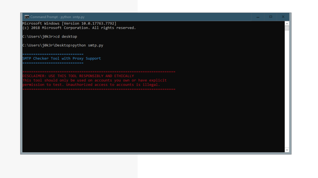SMTP Checker Tool with Proxy Support - learn all kind of hacking