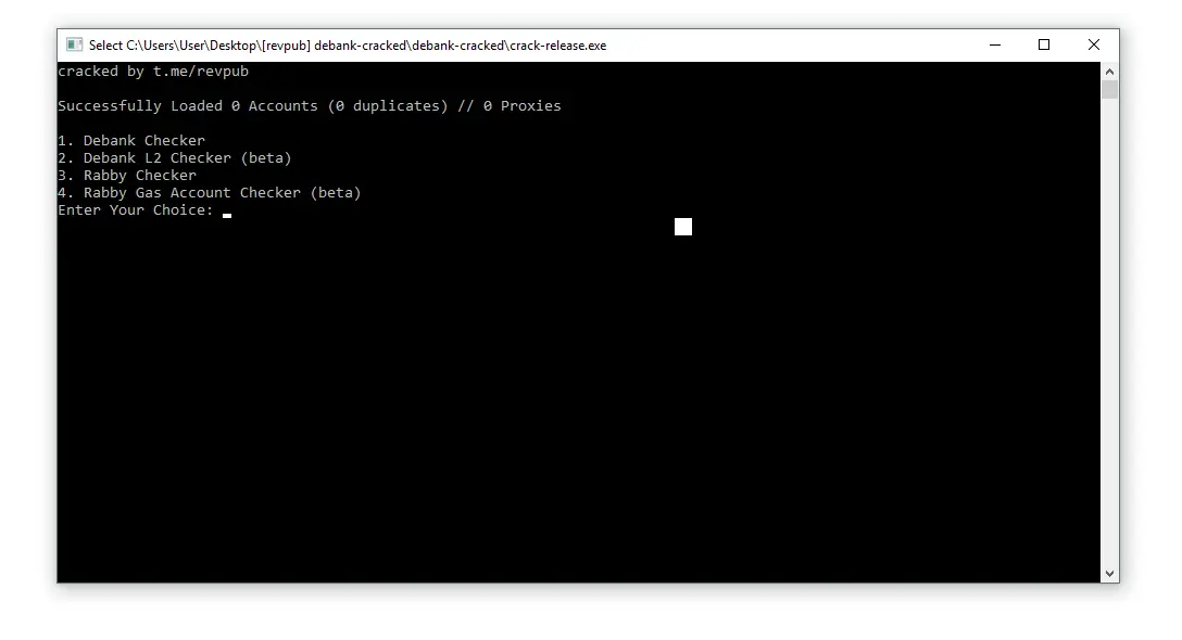 DeBank Account Cracker 2026