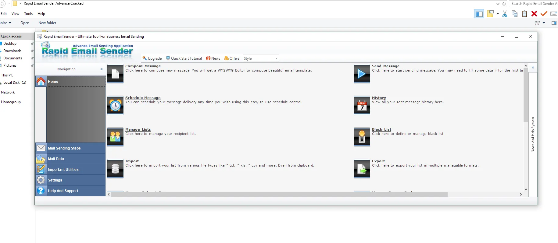 Rapid Email Sender Advance 2026