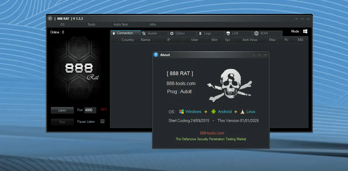 888 RAT V1.3.3